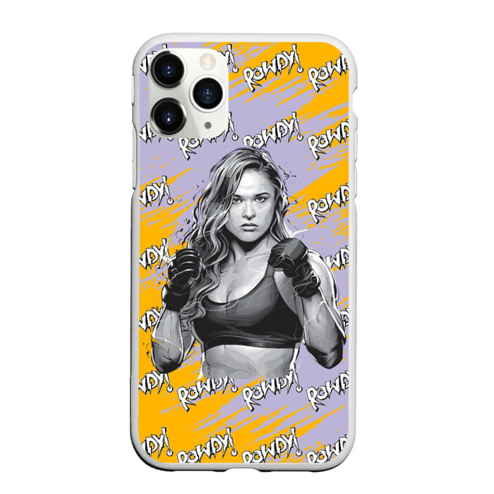 Чехол для iPhone 11 Pro матовый Ронда Роузи фото