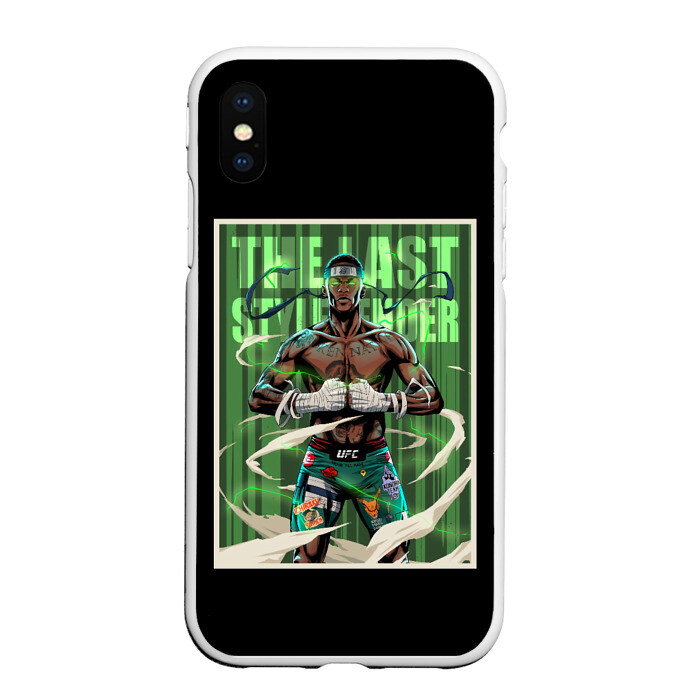 Чехол для iPhone XS Max матовый Исраэль Адесанья фото