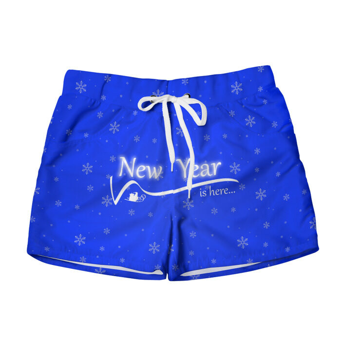 Женские шорты 3D Новый год фото