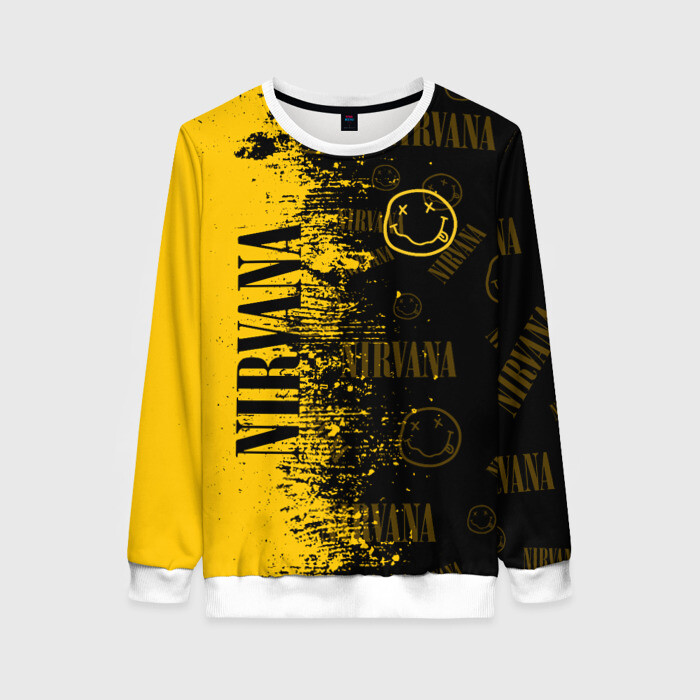 Женский свитшот 3D Nirvana. фото