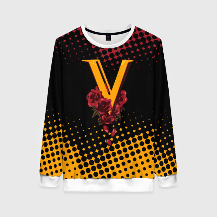 Женский свитшот 3D CYBERPUNK 2077 \ VALENTINO. фото