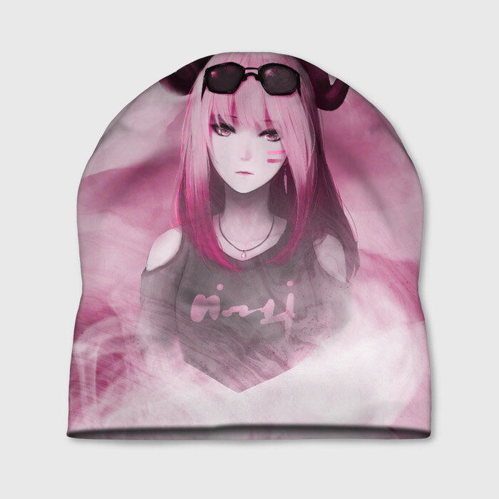 Шапка 3D Девушка демон фото