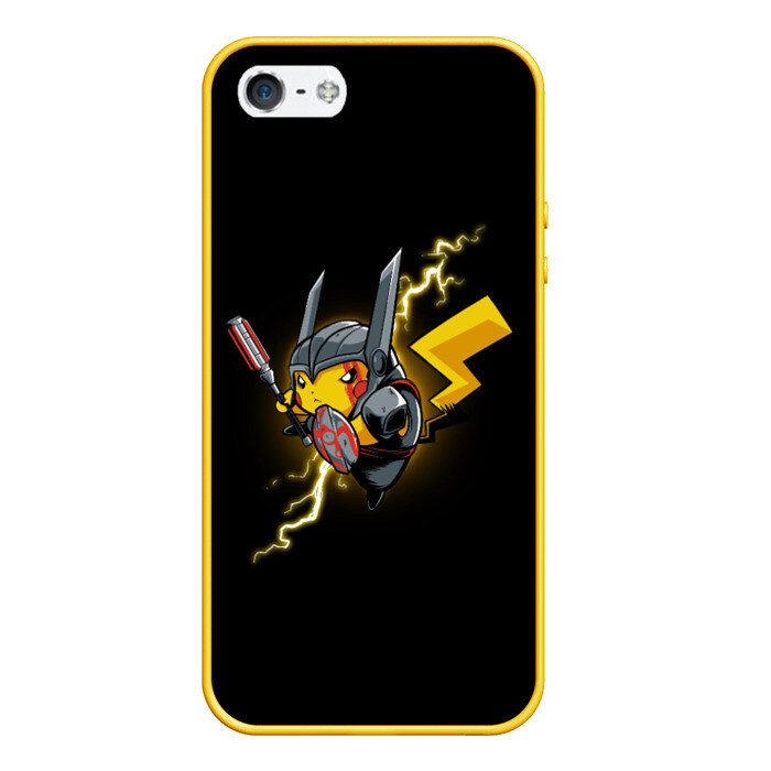 Чехол для iPhone 5/5S матовый Пикачу фото