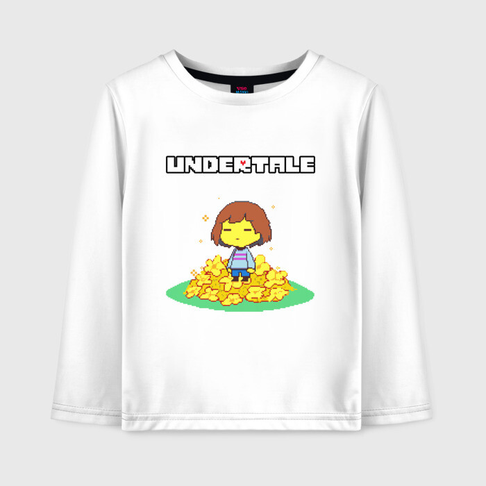 Детский лонгслив хлопок UNDERTALE фото