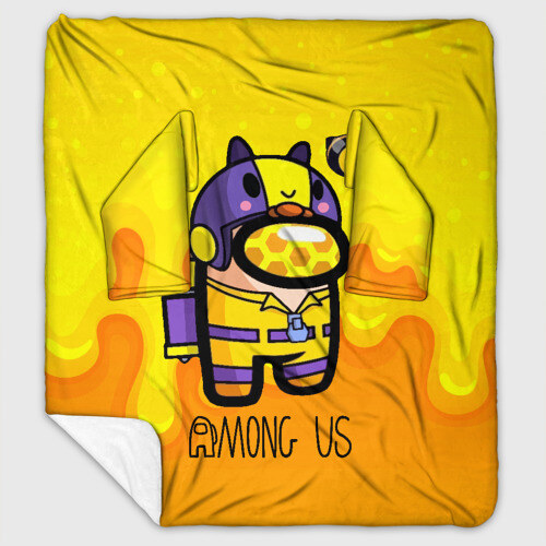 Плед с рукавами Among Us пчела фото