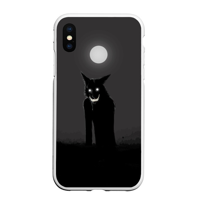 Чехол для iPhone XS Max матовый ОБОРОТЕНЬ фото