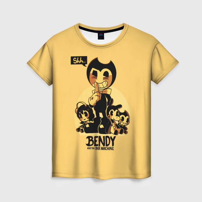 Женская футболка 3D Bendy And The Ink Machine фото