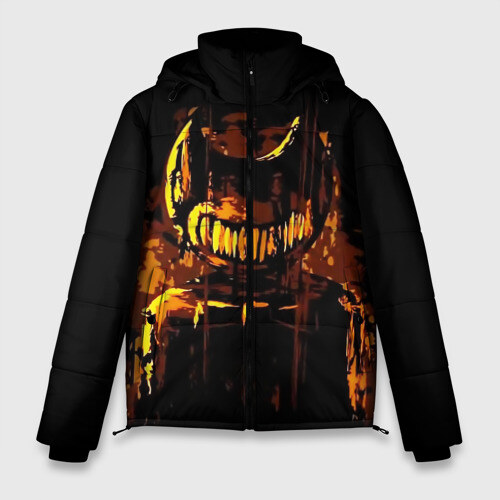 Мужская зимняя куртка 3D Bendy And The Ink Machine фото