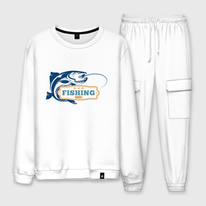 Мужской костюм хлопок Клуб рыбака 2 фото