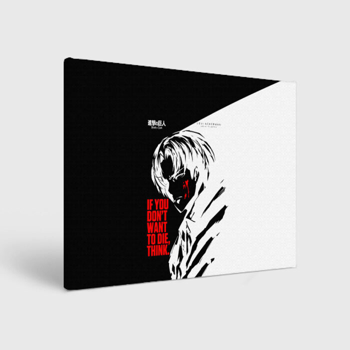 Холст прямоугольный Атака на титанов фото