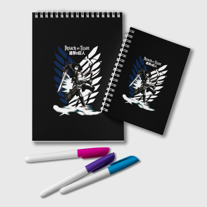 Блокнот Атака на титанов фото