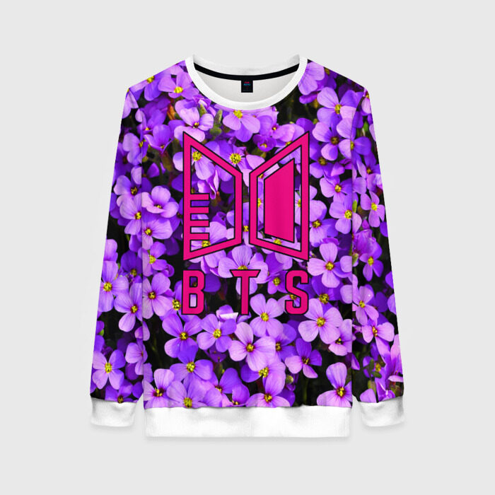 Женский свитшот 3D BTS фото