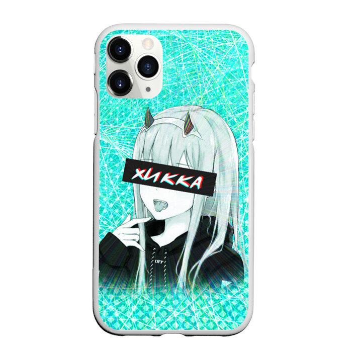 Чехол для iPhone 11 Pro матовый Zero Two Хикка фото