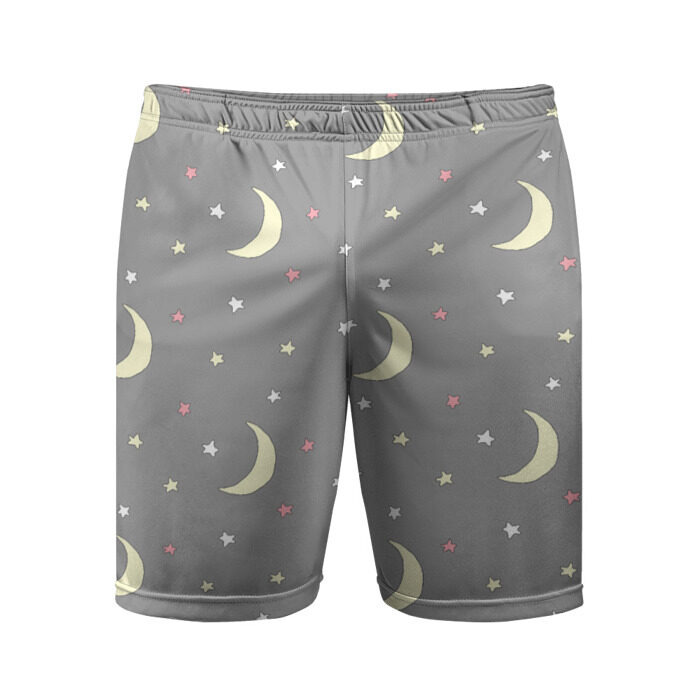 Мужские шорты спортивные Луна и звезды фото
