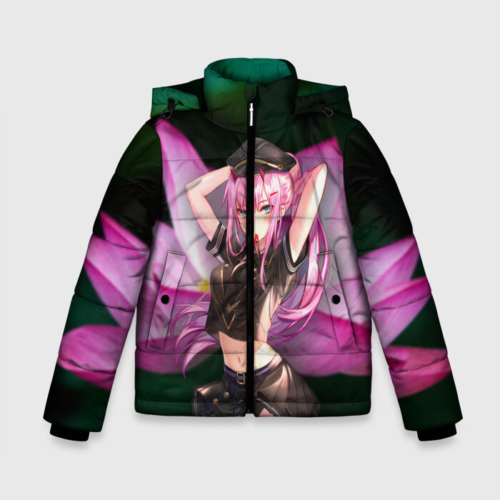 Зимняя куртка для мальчиков 3D Zero Two фото