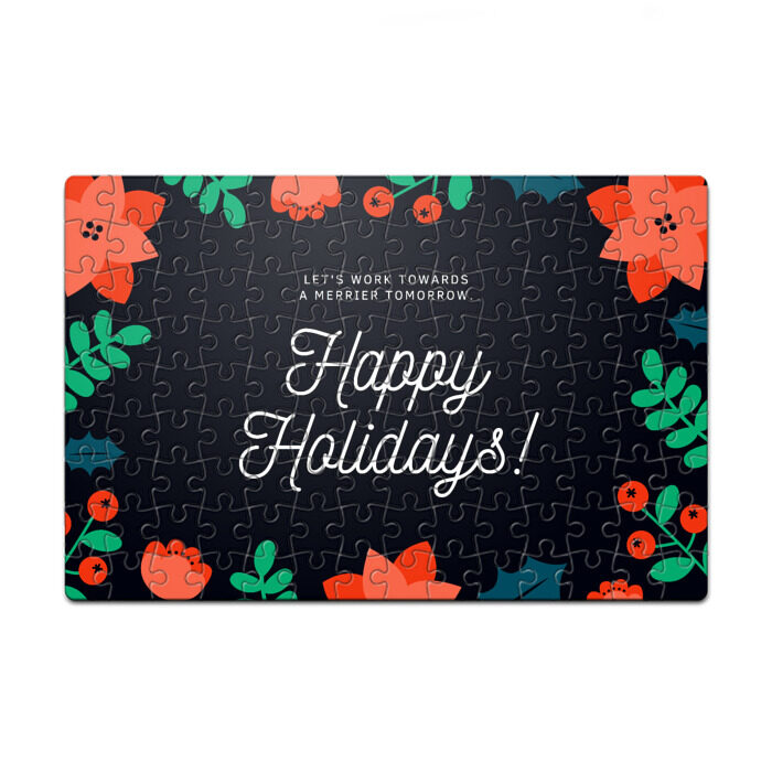 Пазл магнитный 126 элементов happy holidays фото