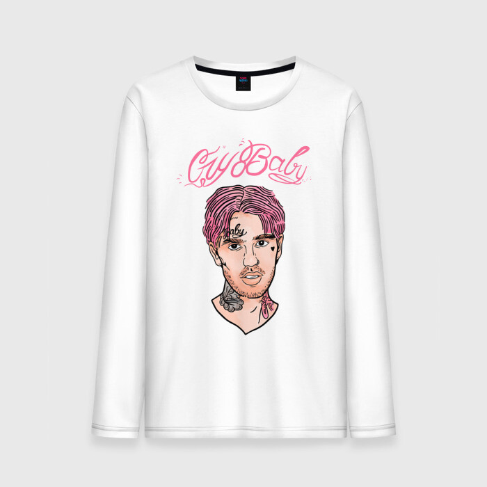 Мужской лонгслив хлопок LIL PEEP фото