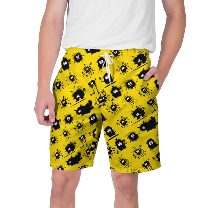 Мужские шорты 3D COVID-19(паттерн) фото