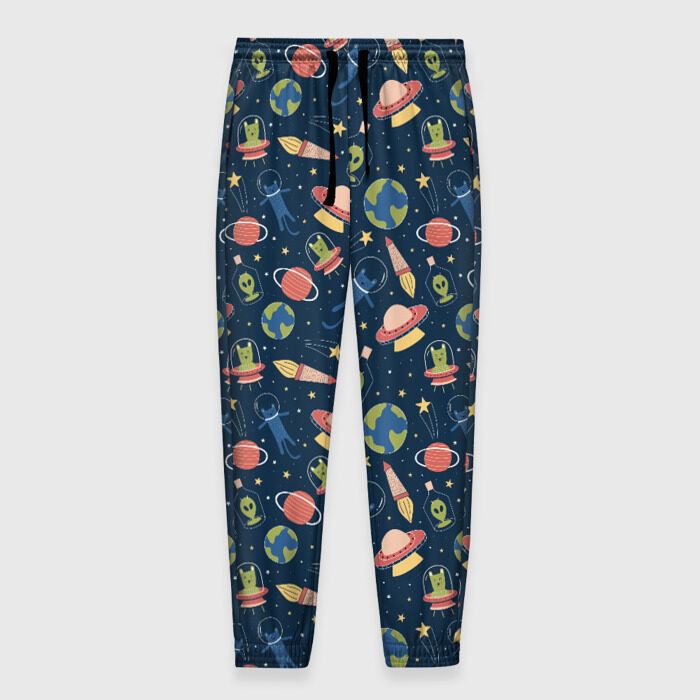 Мужские брюки 3D Космические будни фото