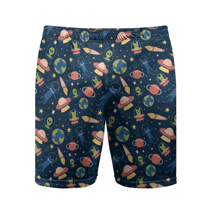 Мужские шорты спортивные Космические будни фото