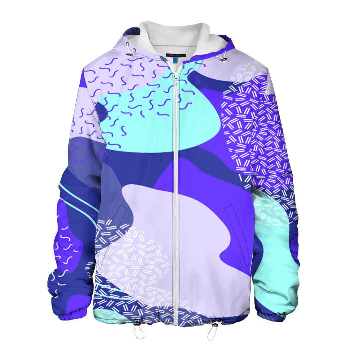 Мужская куртка 3D Blue lake фото