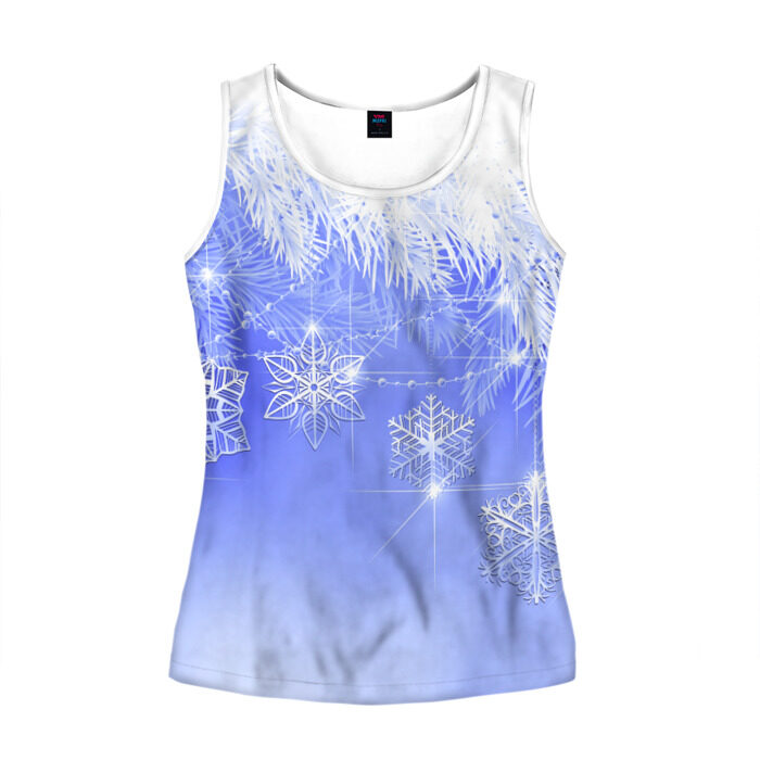 Женская майка 3D Новогоднее фото