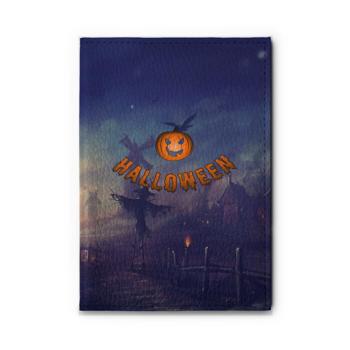 Обложка для автодокументов Halloween  Pumpkin фото