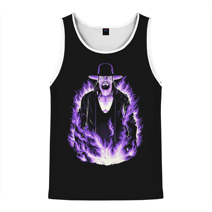 Мужская майка 3D ГОРЯЩИЙ МУЖИК фото