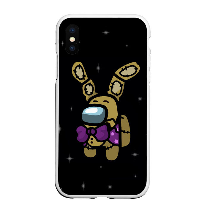 Чехол для iPhone XS Max матовый AMONG US фото