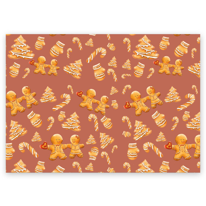 Поздравительная открытка Имбирные пряники фото