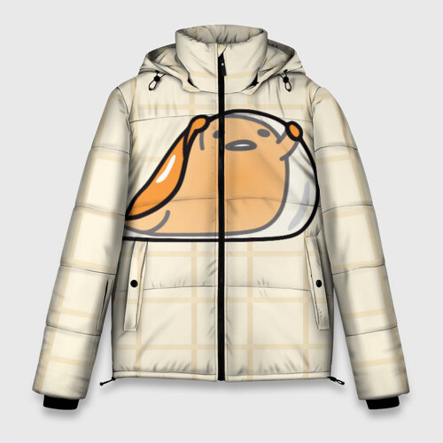 Мужская зимняя куртка 3D гудетама фото