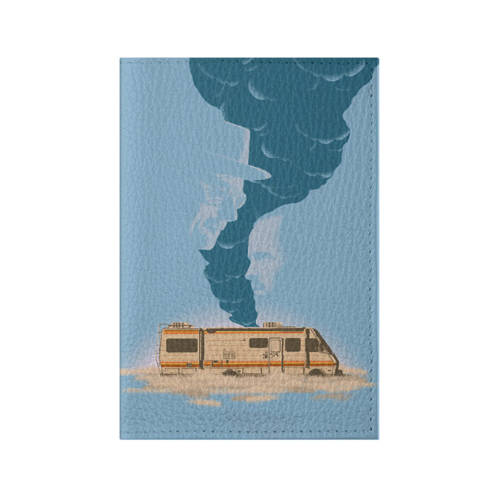 Обложка для паспорта матовая кожа Breaking Bad фото