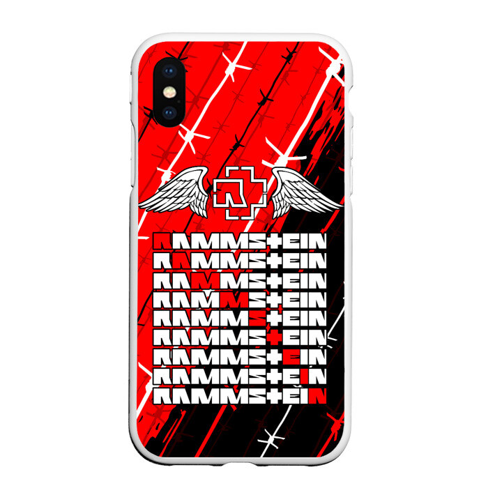 Чехол для iPhone XS Max матовый RAMMSTEIN фото