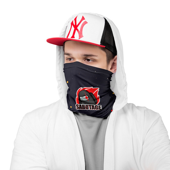 Бандана-труба 3D Among Us Sabotage фото