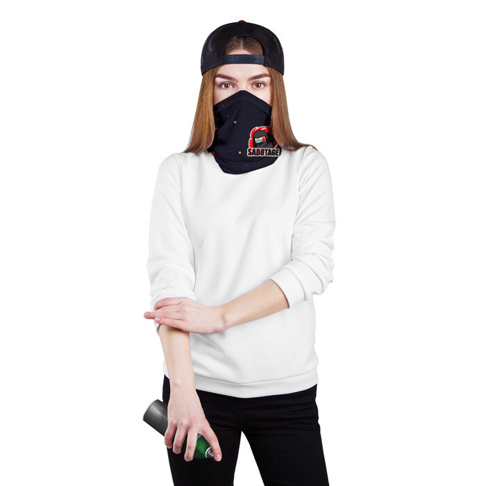 Бандана-труба 3D Among Us Sabotage фото