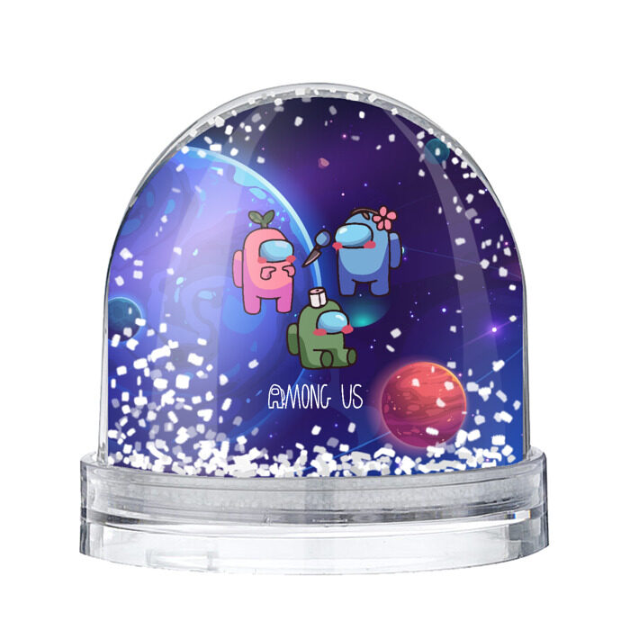 Снежный шар Among Us Space фото