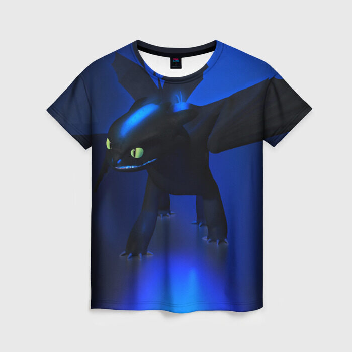 Женская футболка 3D Беззубик фото