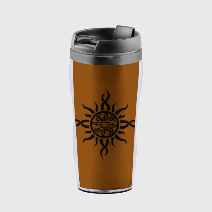 Термокружка-непроливайка Тату солнце фото