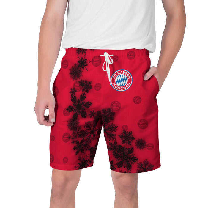 Мужские шорты 3D FC BAYERN - Snow фото