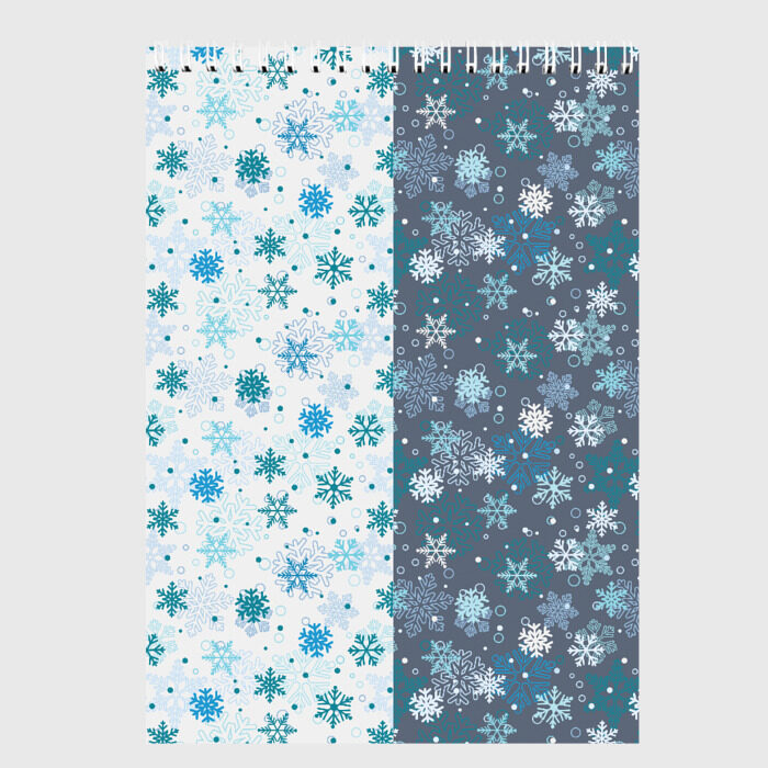 Скетчбук Снежинки фото