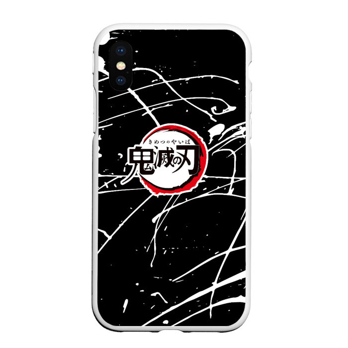 Чехол для iPhone XS Max матовый Demon Slayer Kimetsu no Yaiba фото