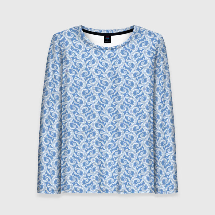 Женский лонгслив 3D Мороз фото