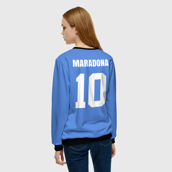 Женский свитшот 3D Диего Марадона Наполи фото