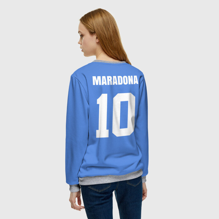 Женский свитшот 3D Диего Марадона Наполи фото