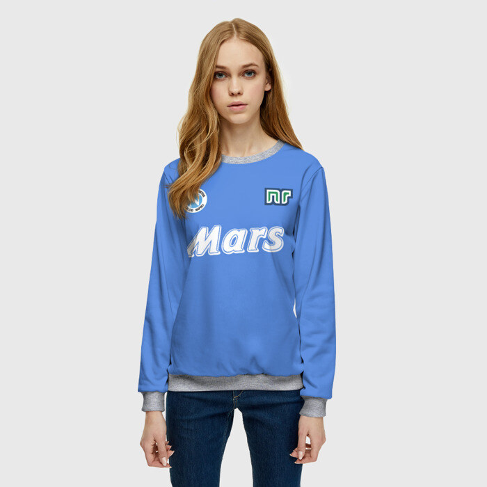 Женский свитшот 3D Диего Марадона Наполи фото