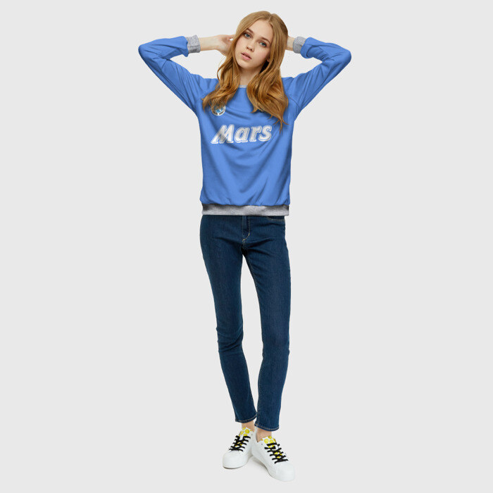 Женский свитшот 3D Диего Марадона Наполи фото