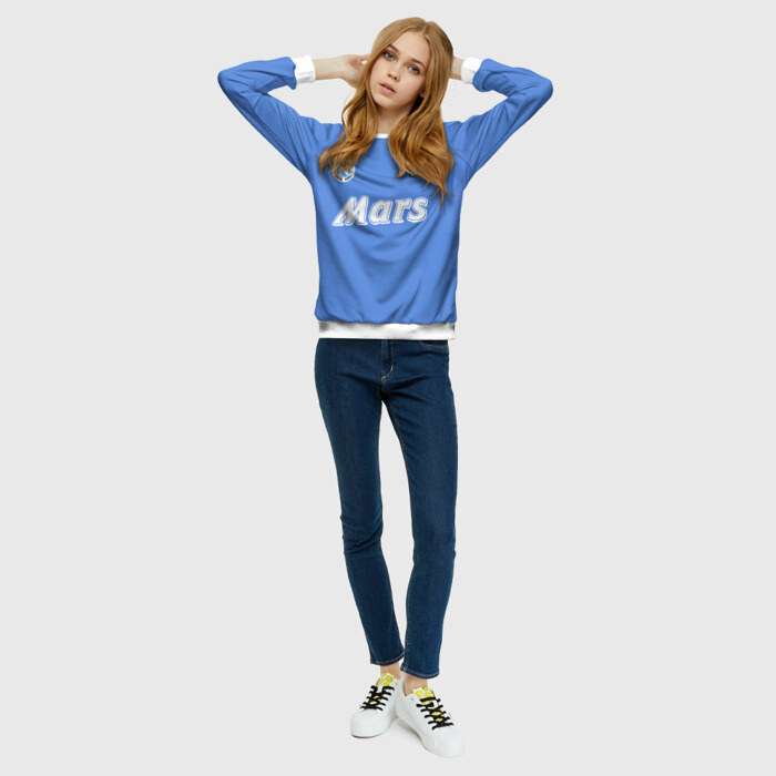 Женский свитшот 3D Диего Марадона Наполи фото