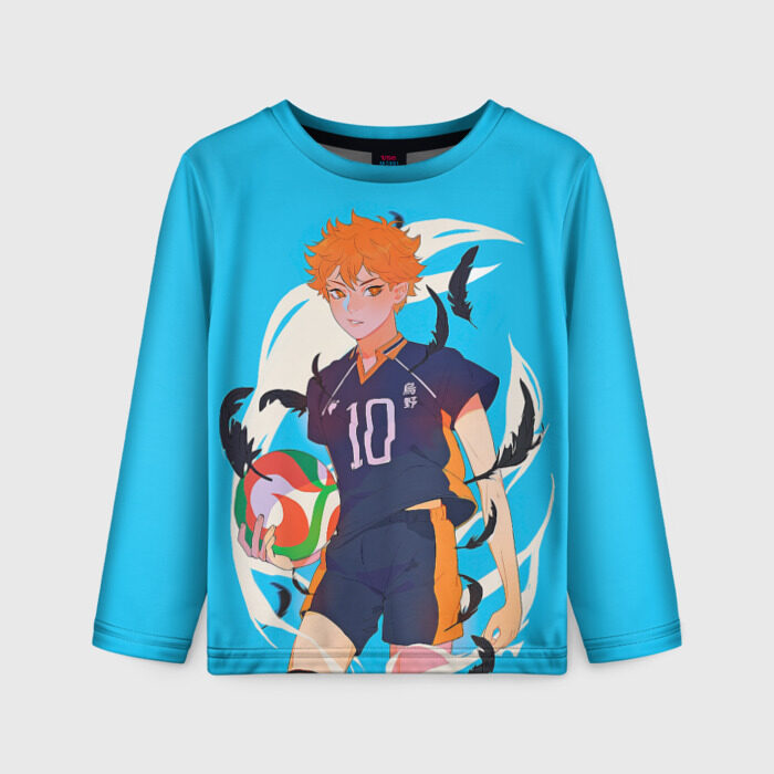 Детский лонгслив 3D Хината фото