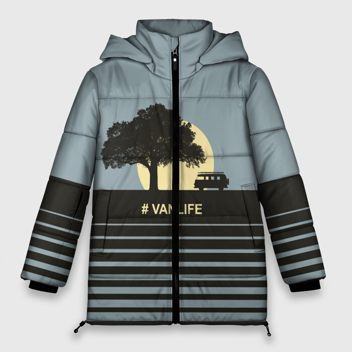 Женская зимняя куртка 3D Vanlife фото