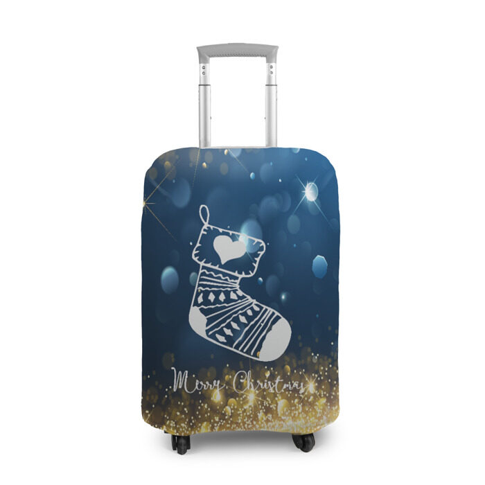 Чехол для чемодана 3D Marry Christmas фото